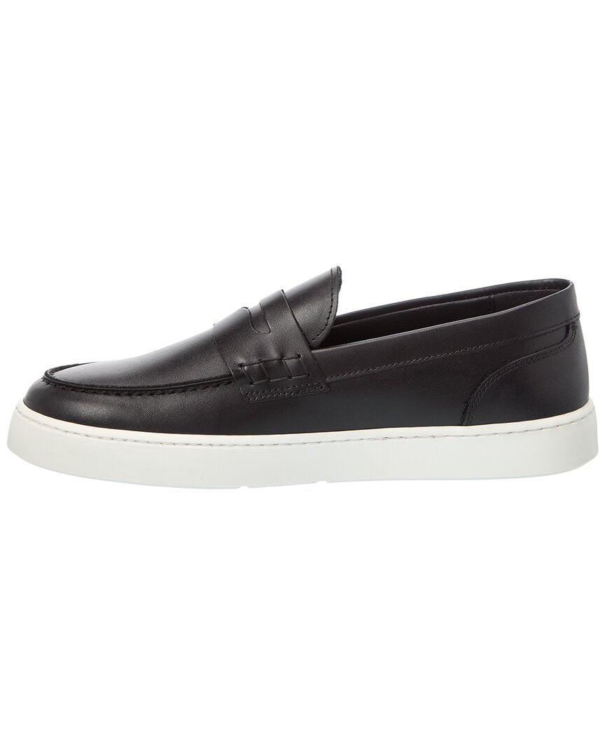 M By Bruno Magli Magnifico Leather Slip-On Sneaker