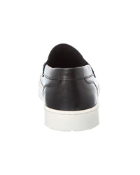 M By Bruno Magli Magnifico Leather Slip-On Sneaker