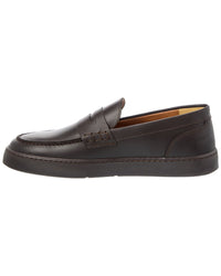 M By Bruno Magli Magnifico Leather Slip-On Sneaker