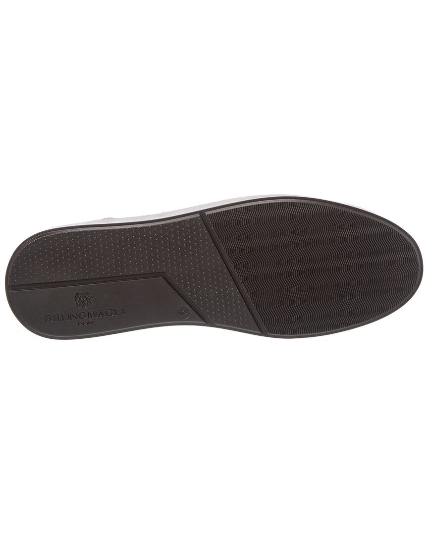 M By Bruno Magli Magnifico Leather Slip-On Sneaker