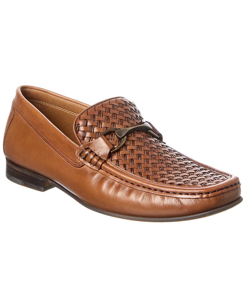 Donald Pliner Dannie Woven Leather Loafer