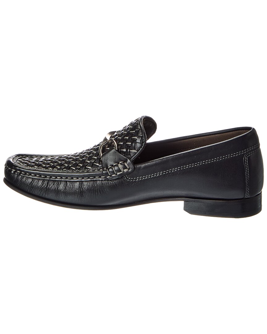 Donald Pliner Dannie Woven Leather Loafer