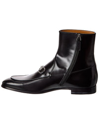 Gucci Horsebit Leather Bootie