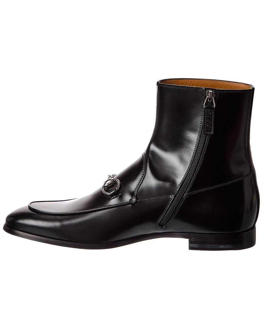Gucci Horsebit Leather Bootie