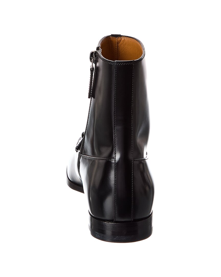 Gucci Horsebit Leather Bootie