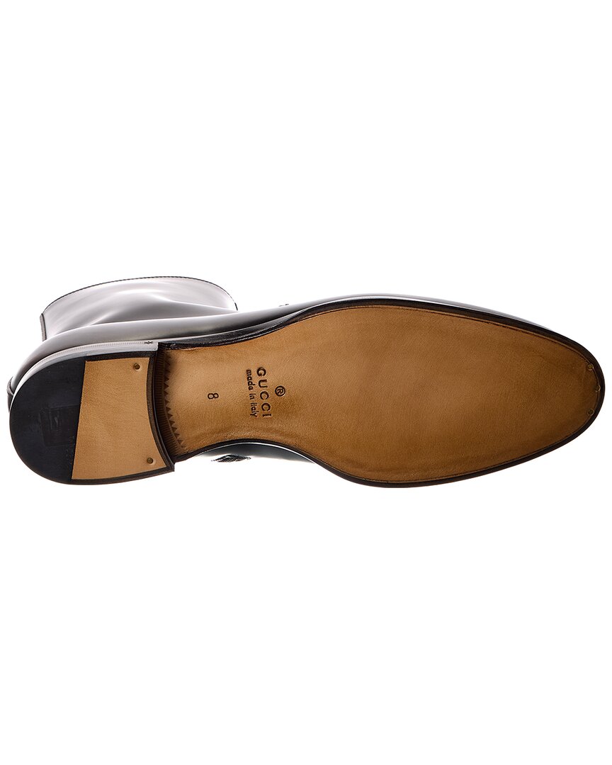 Gucci Horsebit Leather Bootie
