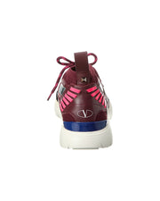 Valentino Knit & Leather Sneaker