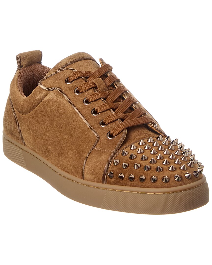 Christian Louboutin Louis Junior Spikes Suede Sneaker