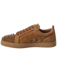 Christian Louboutin Louis Junior Spikes Suede Sneaker