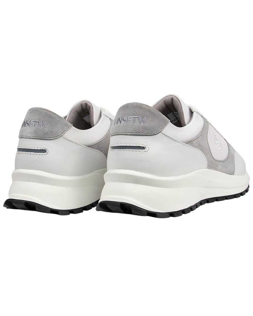 Reiss Plemont Leather Sneaker