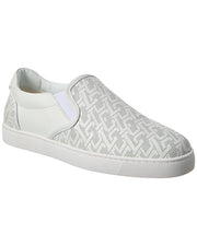 Christian Louboutin F.A.V. Fique A Vontade Leather Slip-On Sneaker