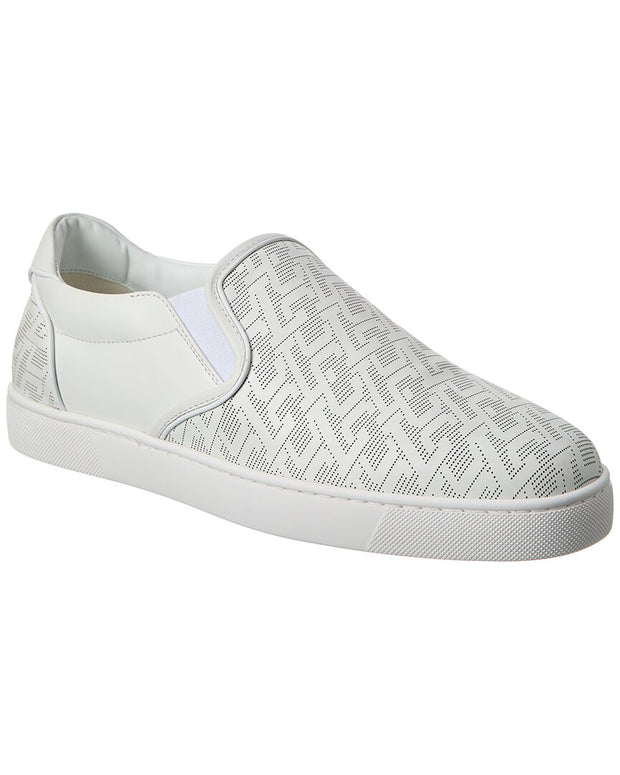 Christian Louboutin White F.A.V. 'Fique A Vontade' Sneakers