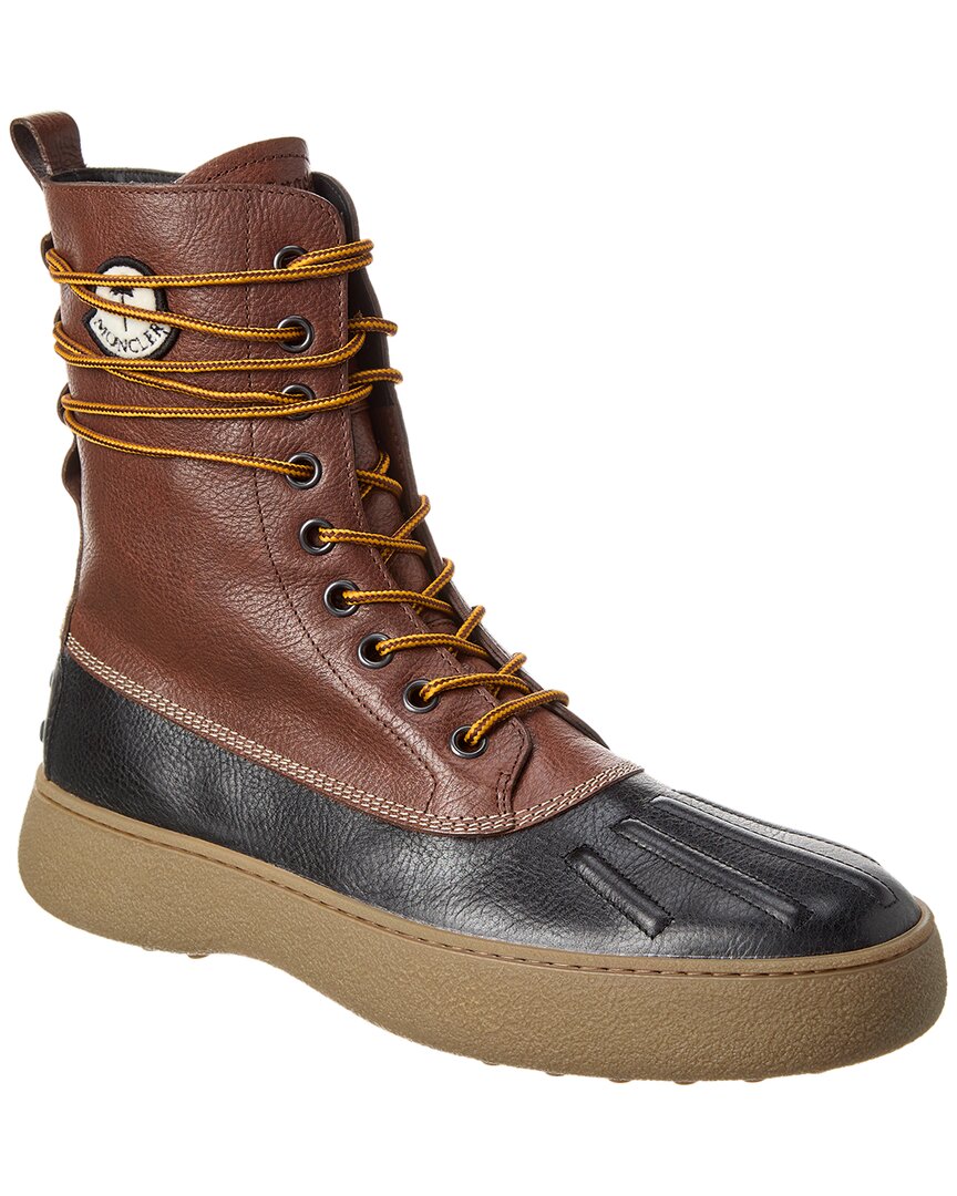 Tod’S X Moncler X Palm Angels Leather Boot