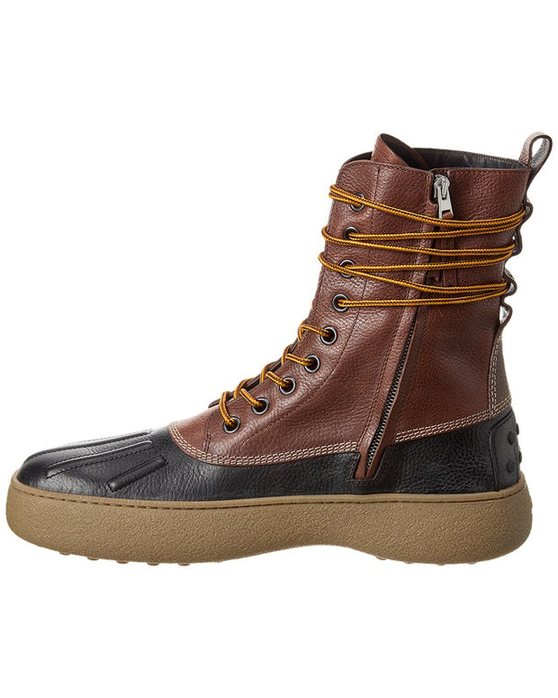 Tod’S X Moncler X Palm Angels Leather Boot