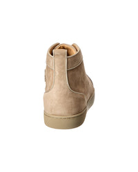 Christian Louboutin Louis Orlato Suede High-Top Sneaker