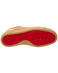 Christian Louboutin Louis Junior Spikes Suede Sneaker