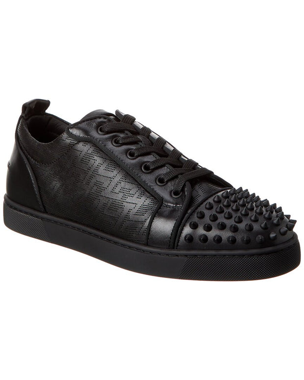 Christian Louboutin Louis Junior Spikes Leather Sneaker
