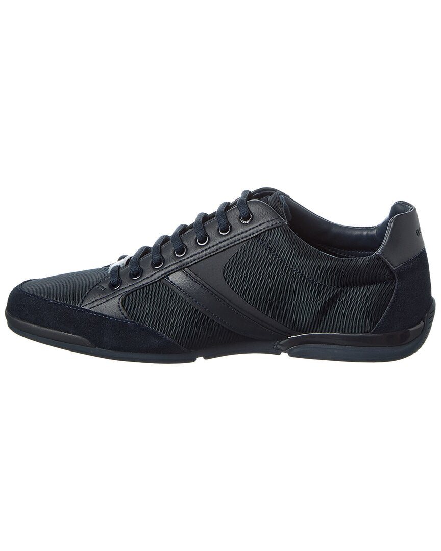 Hugo Boss Saturn Canvas & Leather Sneaker