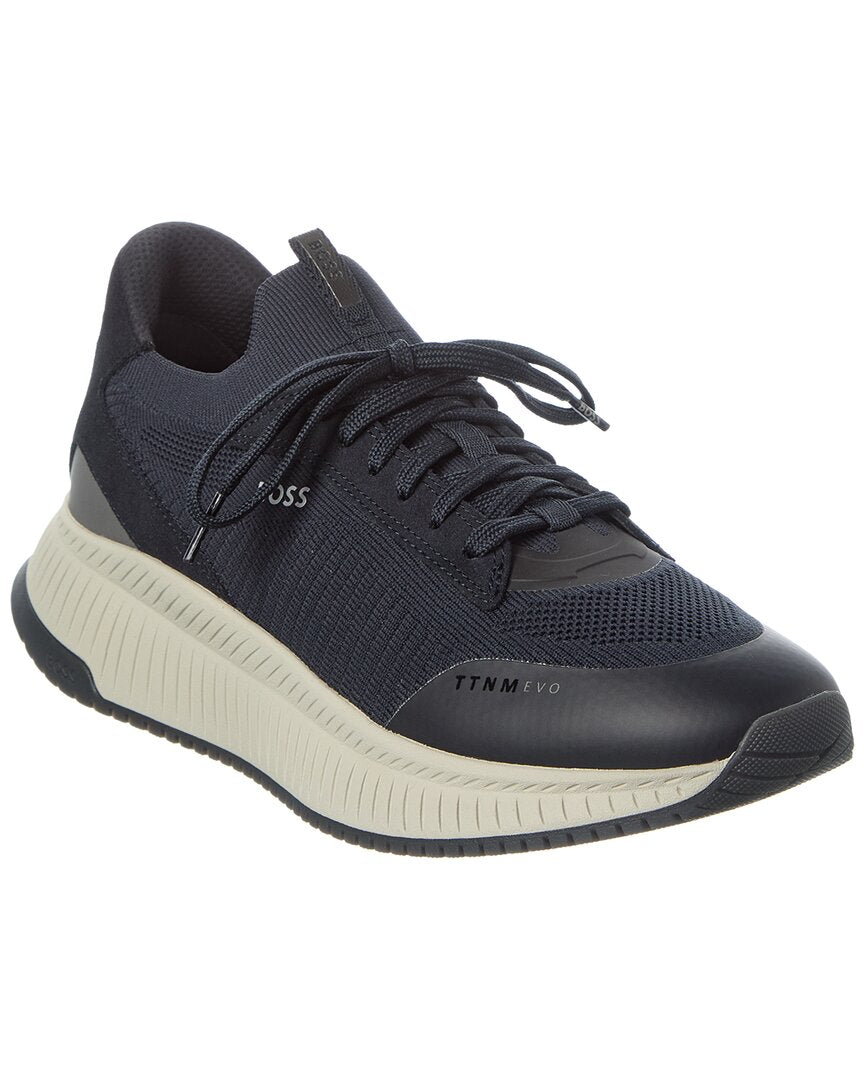 Hugo Boss Titanium Evo Leather Running Sneaker