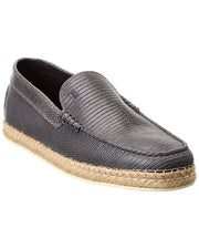 Tod's Embossed Leather Moccasin