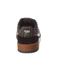 Fendi Match Ff & Suede Sneaker