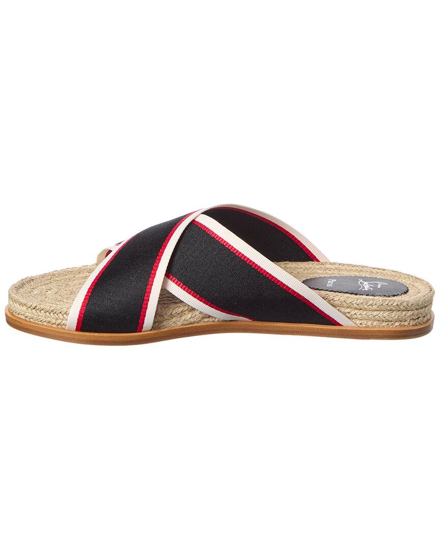 Christian Louboutin Hot Cross Grosgrain Sandal