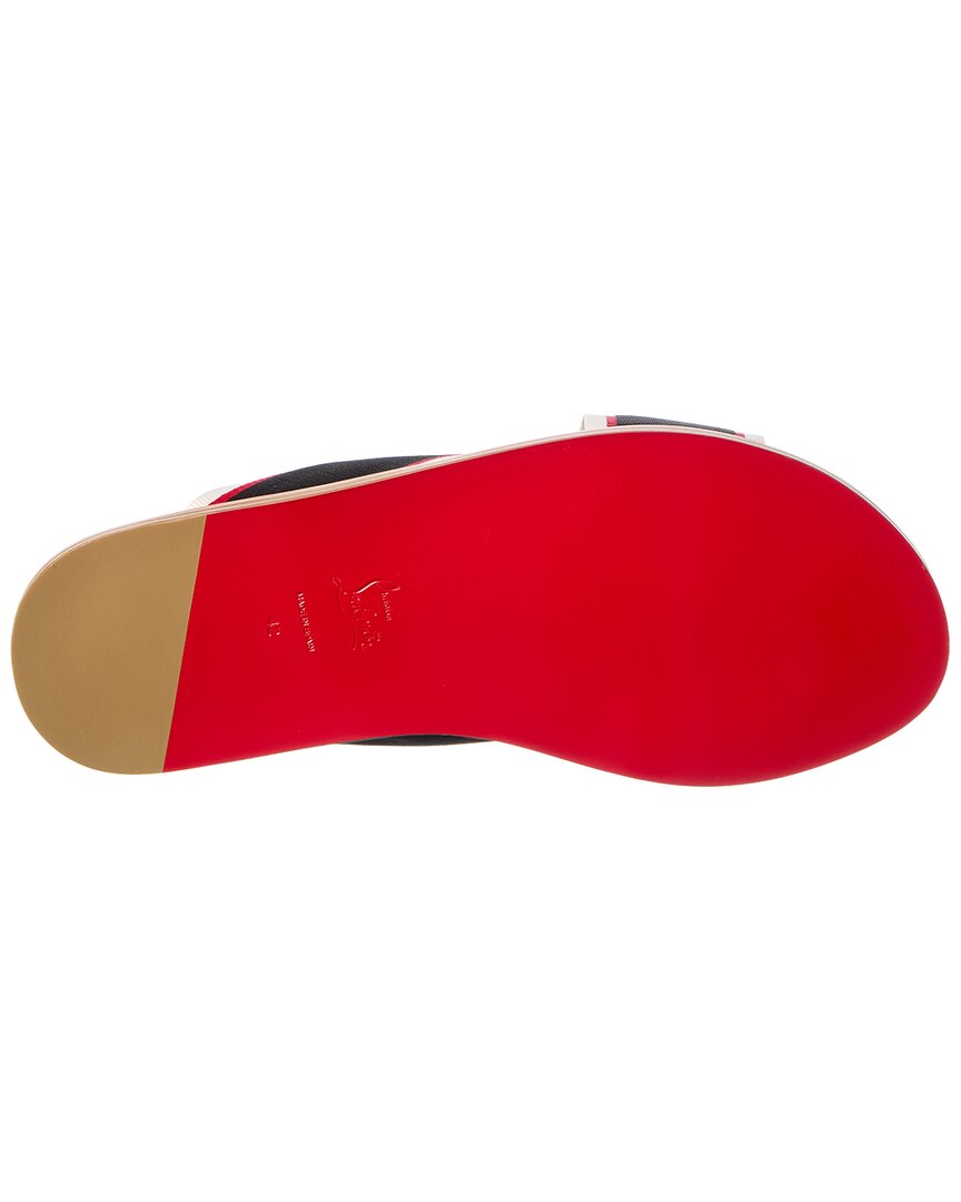 Christian Louboutin Hot Cross Grosgrain Sandal