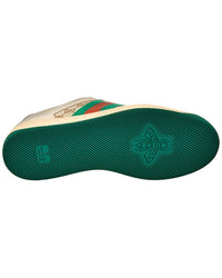 Gucci Screener Gg Supreme Canvas & Suede Sneaker