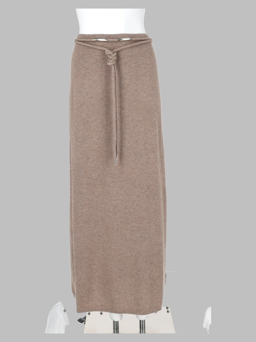 Max Mara Women Gonna Lunga "Oggi" In Filato Di Cashmere