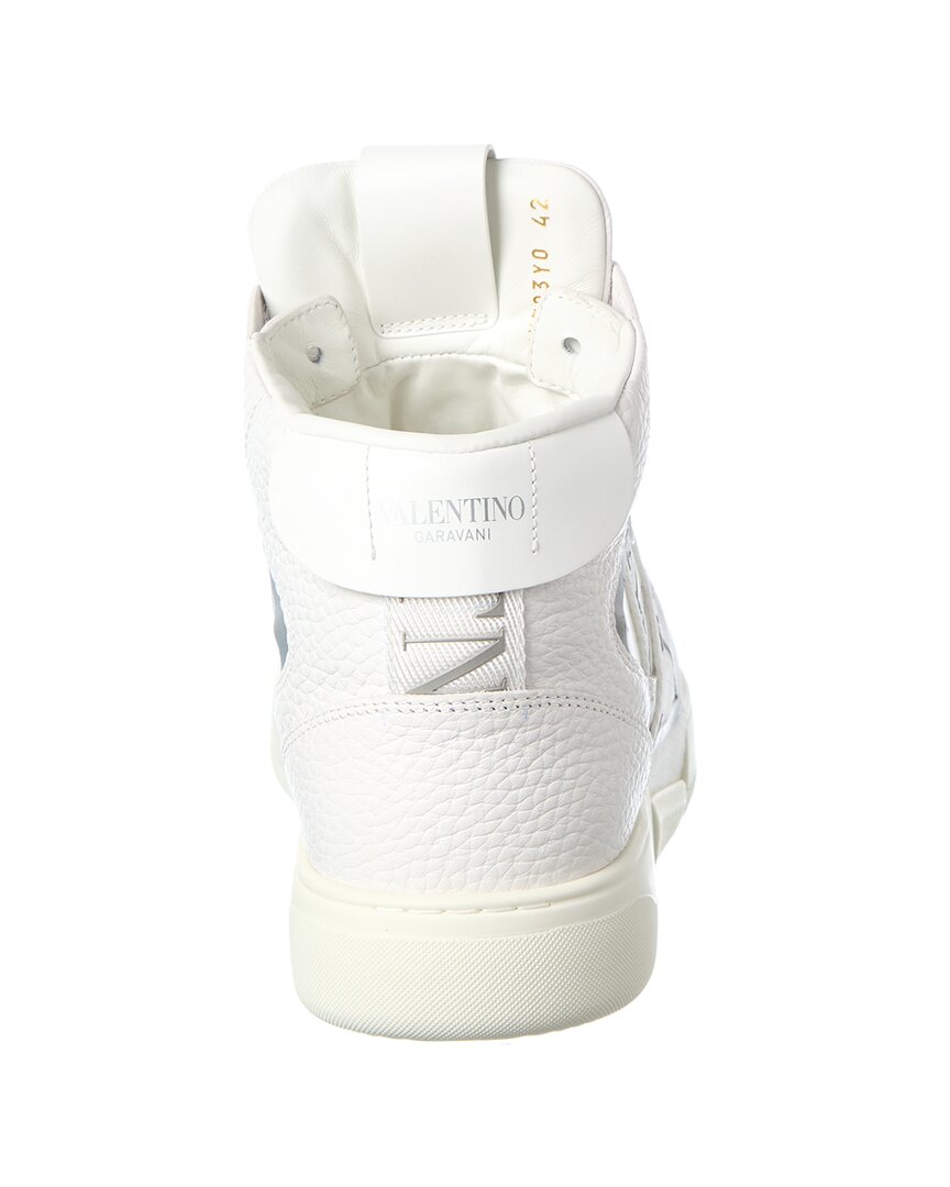 Valentino Vltn Leather High-Top Sneaker