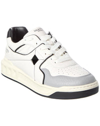 Valentino Roman Stud Leather Sneaker
