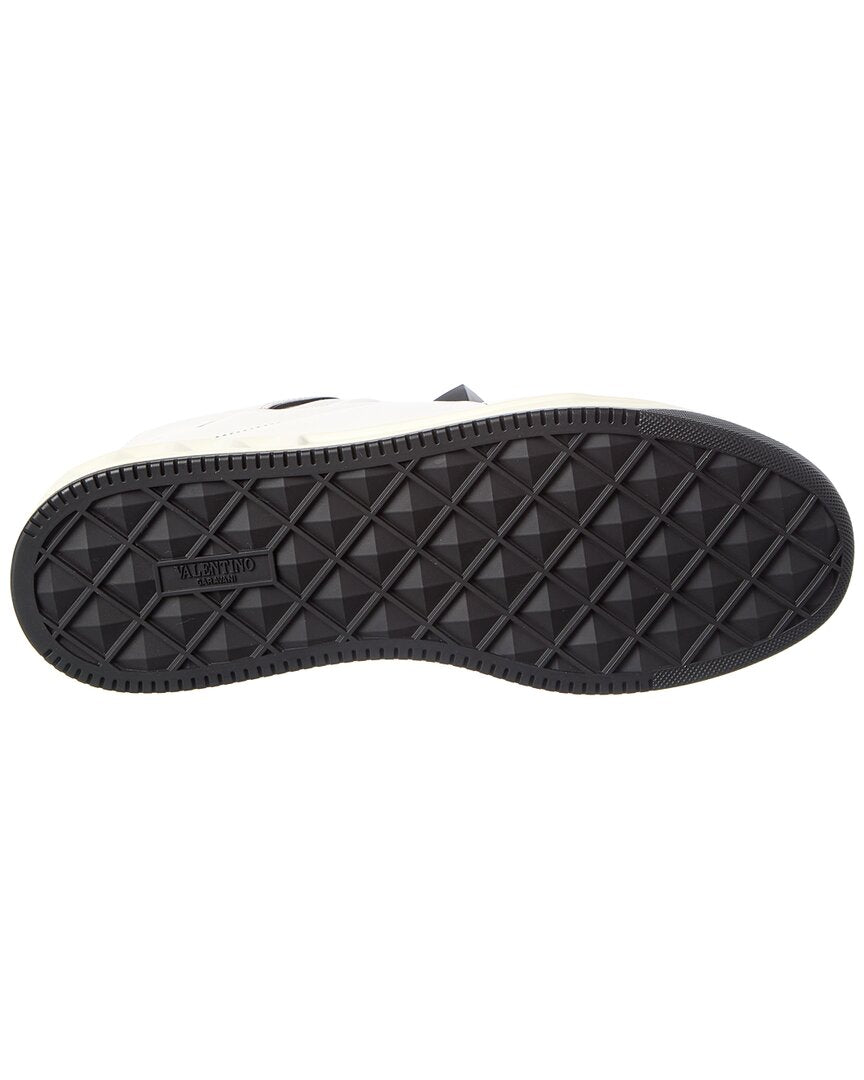 Valentino Roman Stud Leather Sneaker