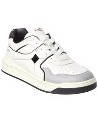 Valentino Roman Stud Leather Sneaker