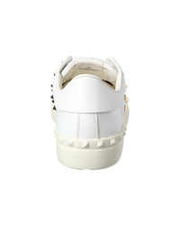 Valentino Rockstud Untitled Leather Sneaker