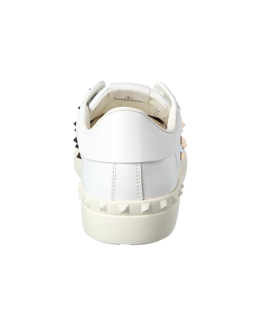 Valentino Rockstud Untitled Leather Sneaker