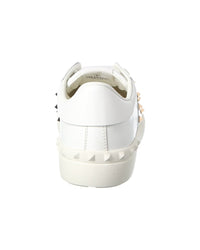 Valentino Rockstud Untitled Leather Sneaker