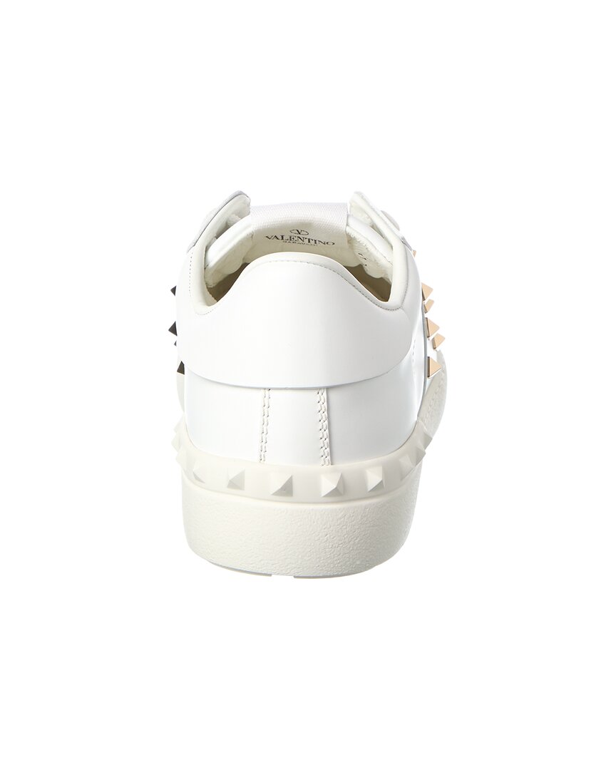 Valentino Rockstud Untitled Leather Sneaker