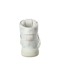 Valentino Vltn Leather High-Top Sneaker