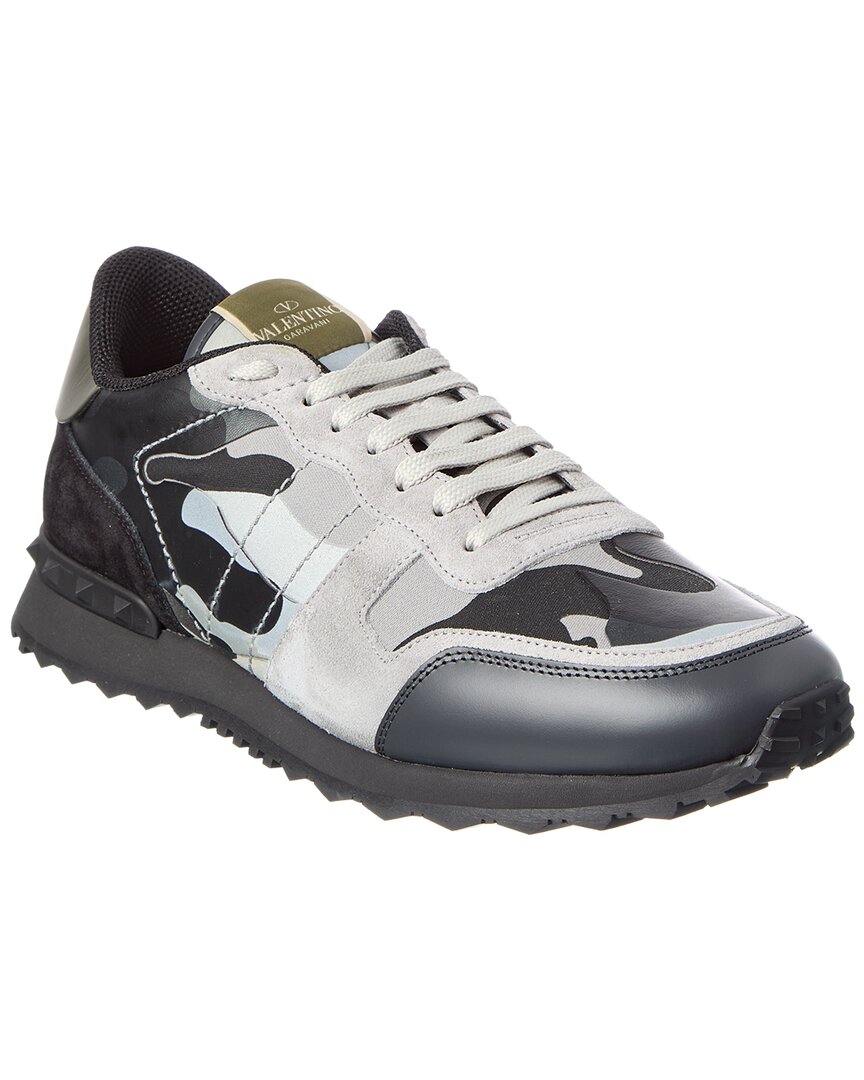 Valentino Canvas & Leather Sneaker