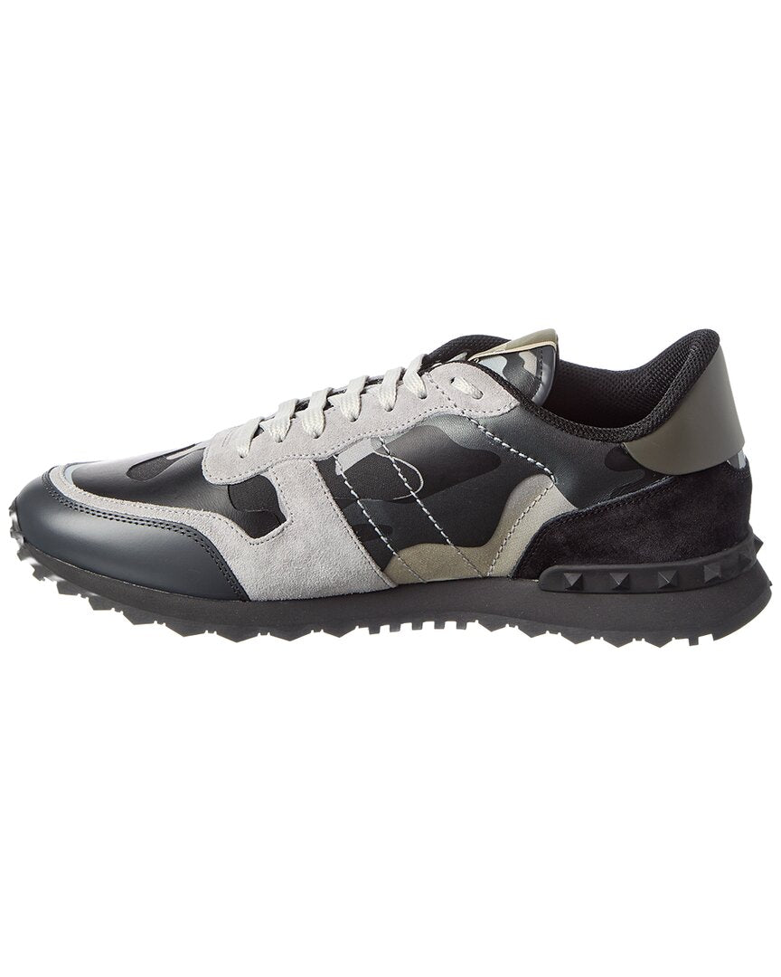 Valentino Canvas & Leather Sneaker