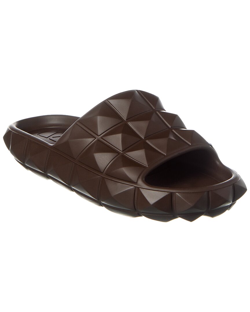 Valentino Roman Stud Rubber Slide