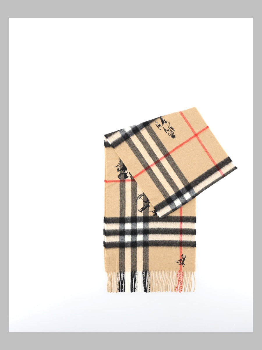 Burberry Unisex Sciarpa "Check Mates"