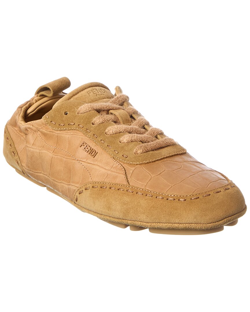 Fendi Leather & Suede Sneaker