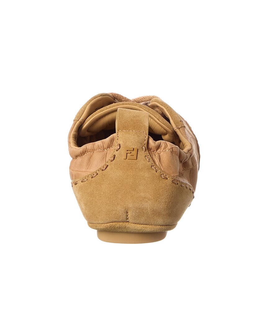 Fendi Leather & Suede Sneaker