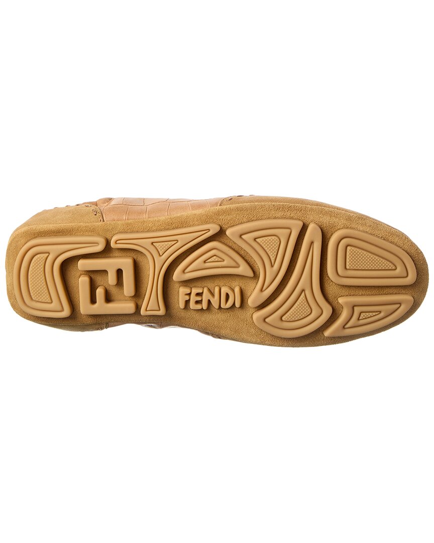 Fendi Leather & Suede Sneaker