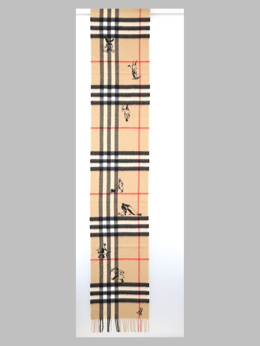 Burberry Unisex Sciarpa "Check Mates"
