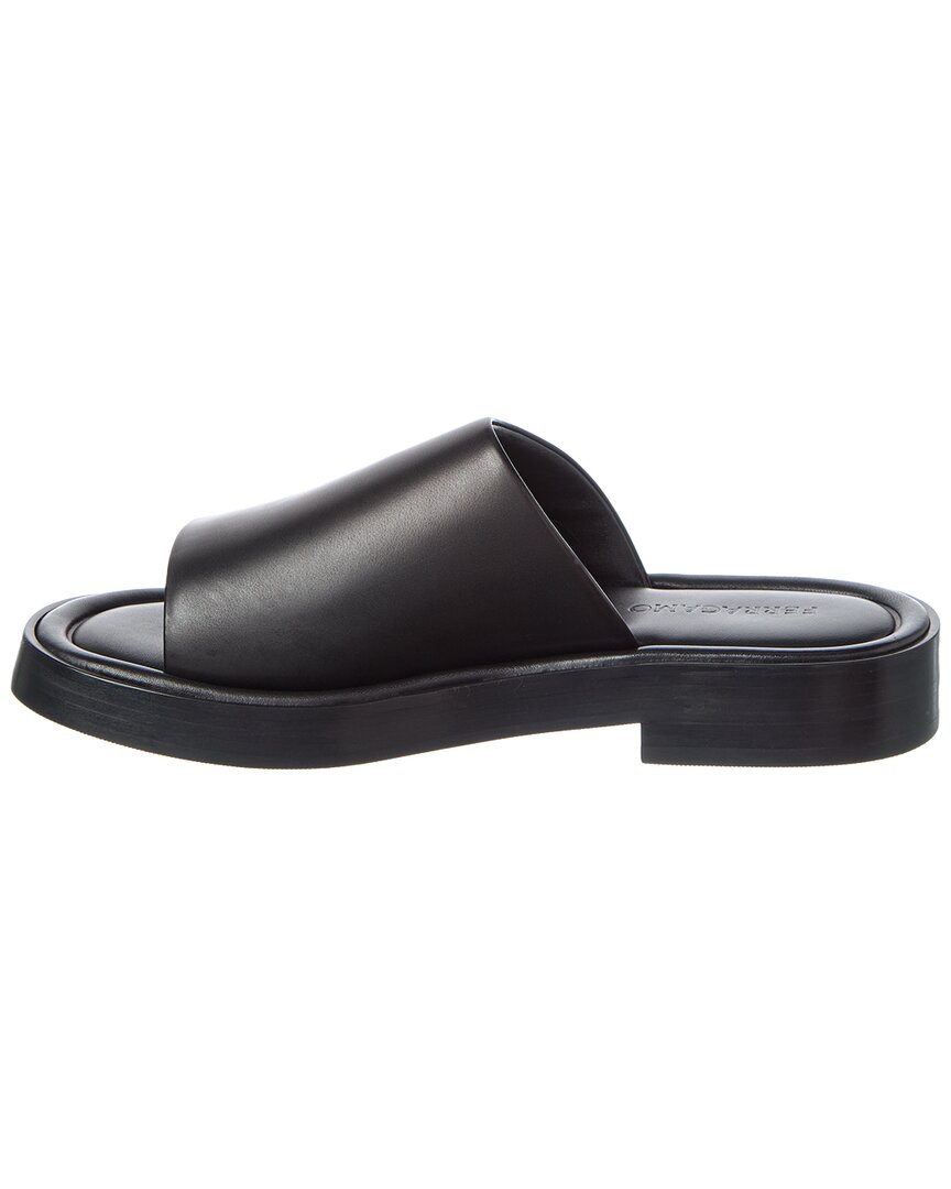 Ferragamo Leather Slide
