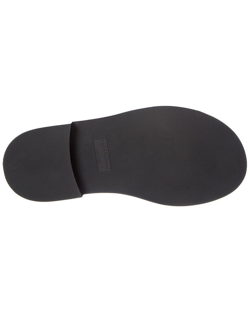 Ferragamo Leather Slide