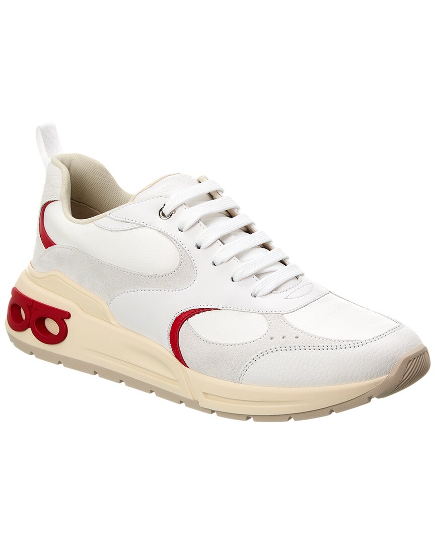 Ferragamo Leather & Suede Sneaker
