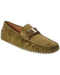 TOD's Tod's T Piatta + Treccia Pell Suede Driver
